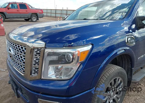 2017 Nissan Titan Xd Platinum Reserve Diesel from USA, damaged, VIN 1N6BA1F45HN572943